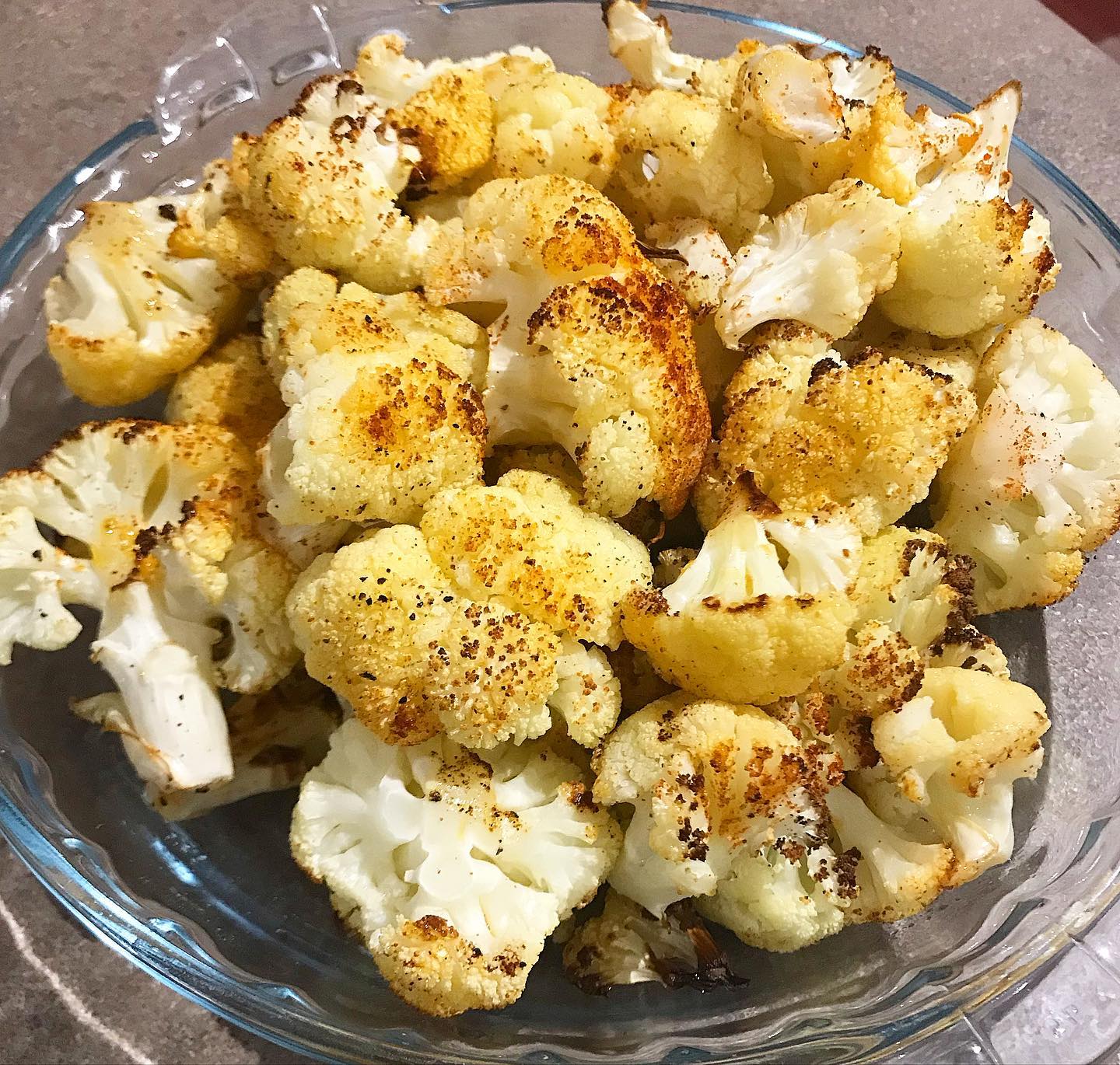 Foto della Ricetta del Cavolfiore al Forno, condito con della Paprika Dolce